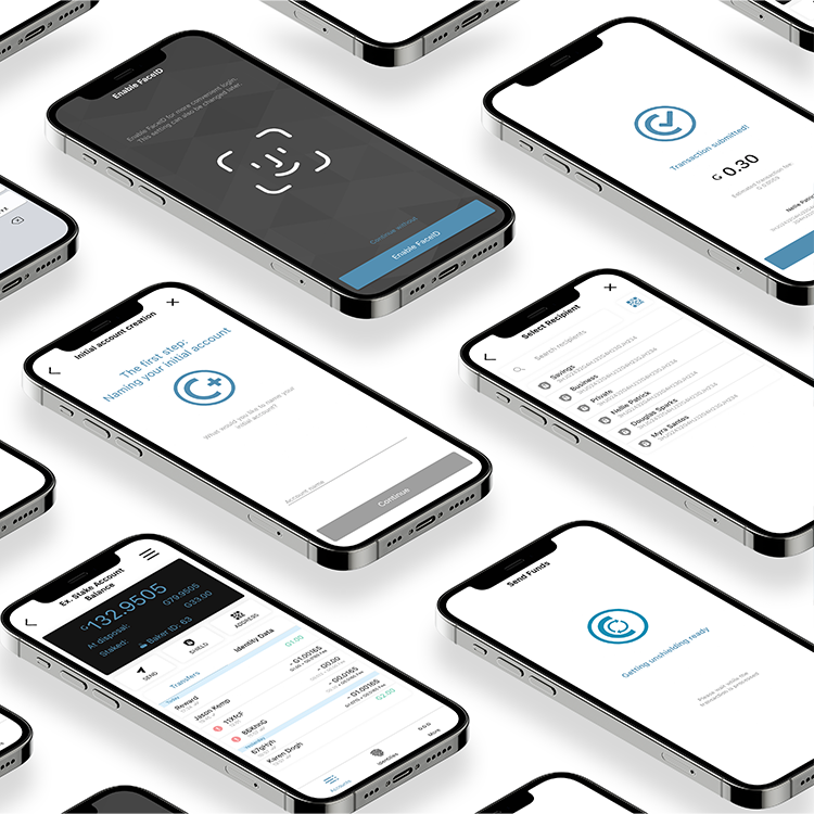 Android og iOS wallet app til den digitale valuta GTU
