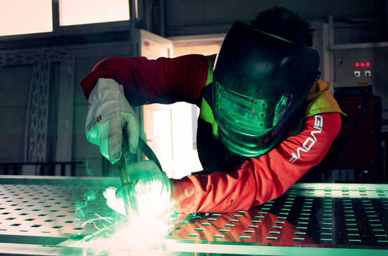 Welter symoblising the manufacturing industry Welter symoblising the manufacturing industry